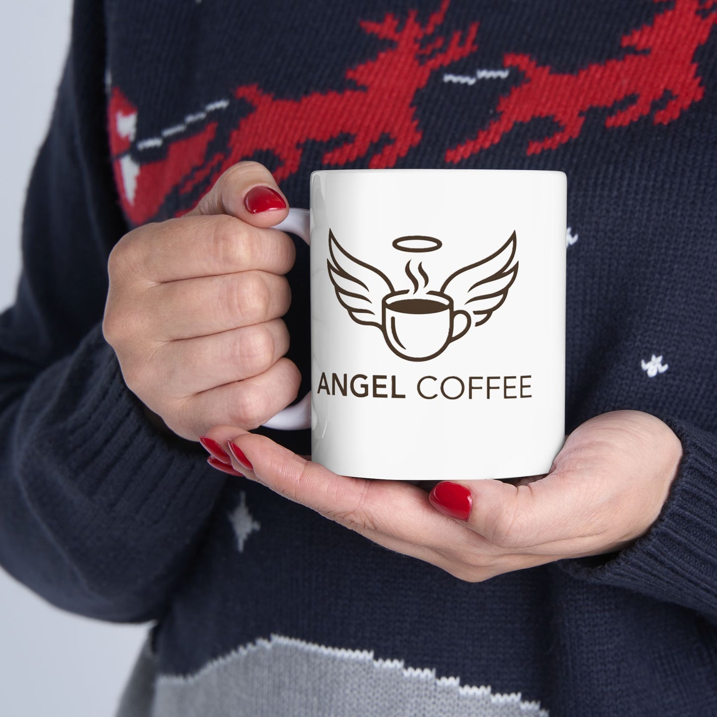 White Angel Coffee Mug