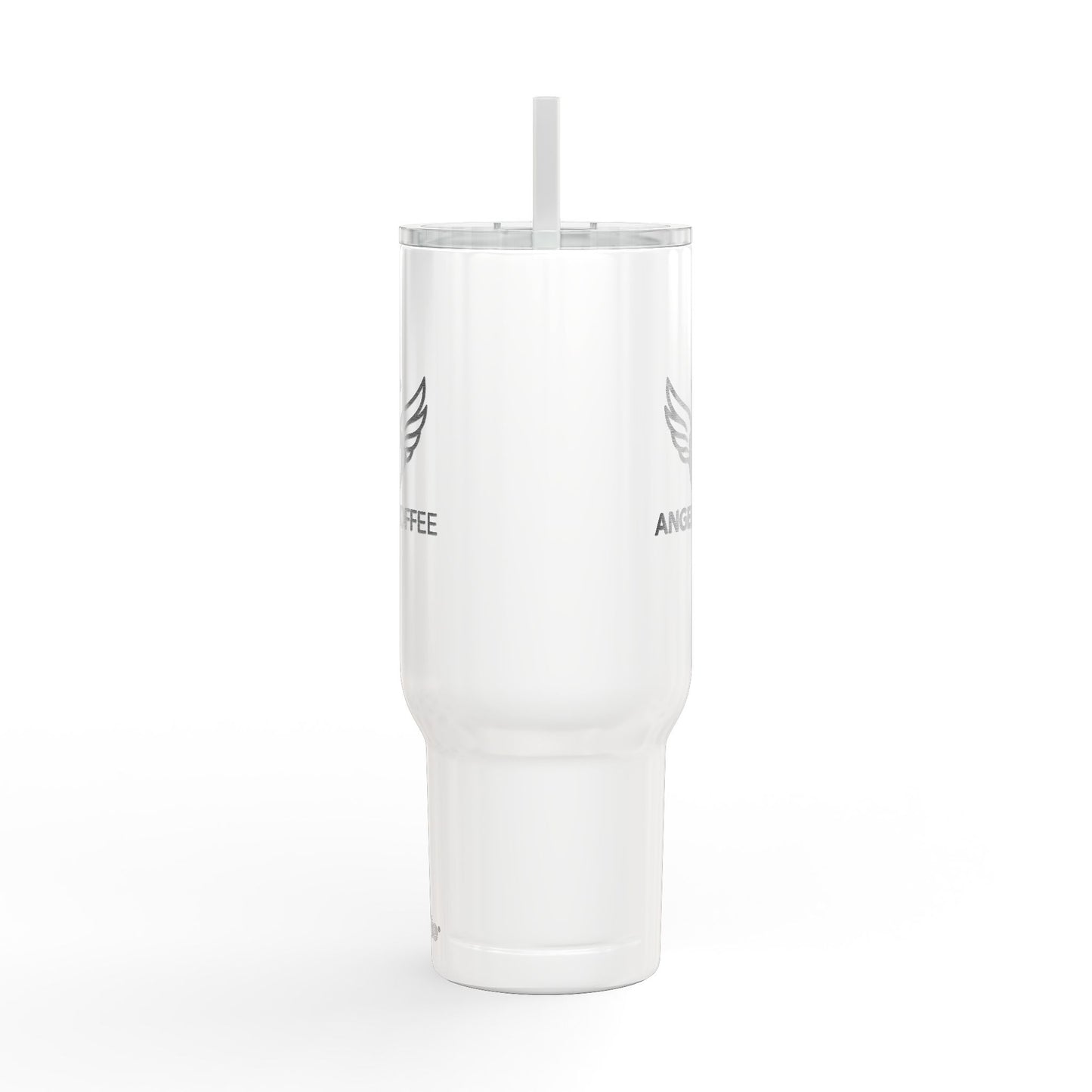 White Angel Coffee 40oz Insulated Tumbler with Lid