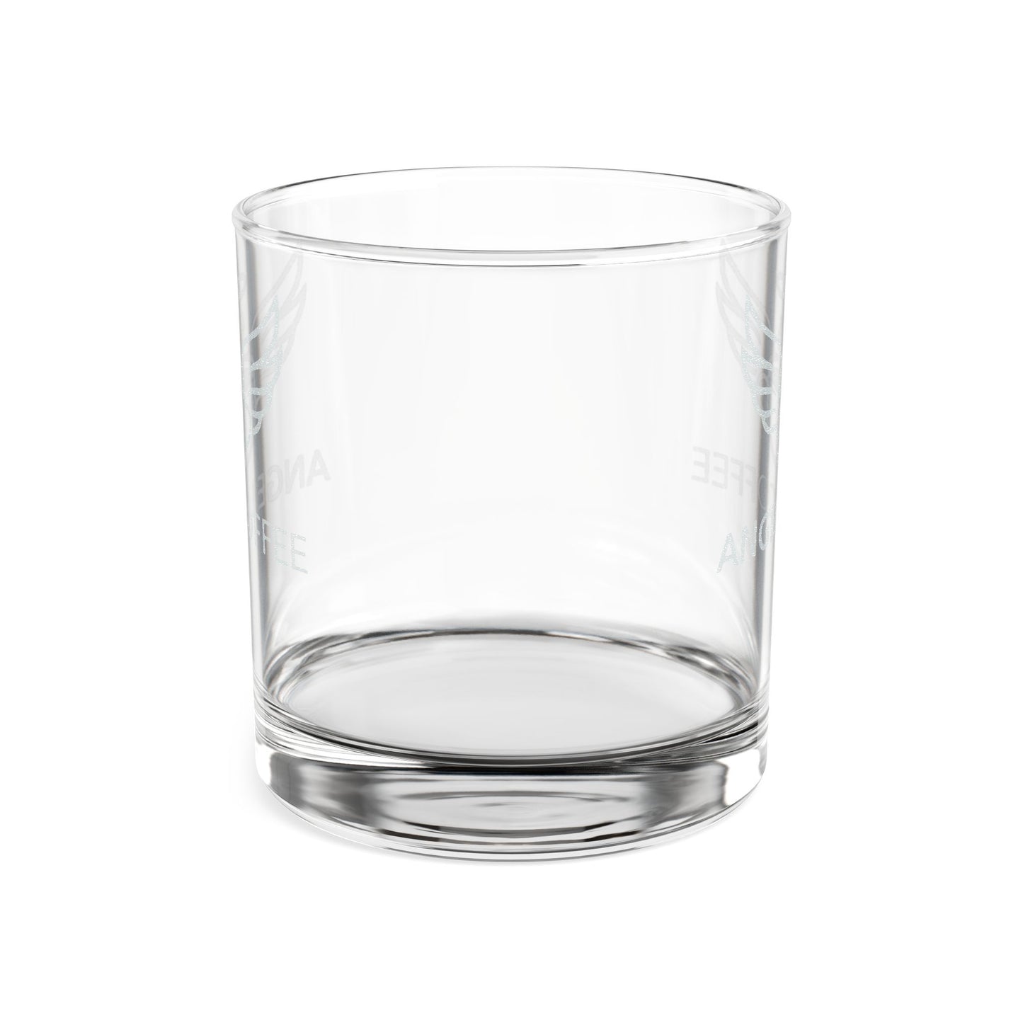 Angel Coffee Glass 10.5oz Engraved Glass Cup