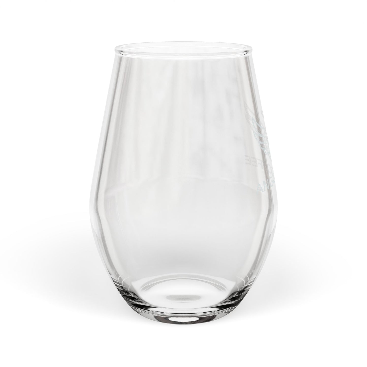 Angel Coffee Stemless 11.5oz Engraved Glass