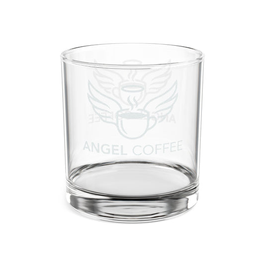Angel Coffee Glass 10.5oz Engraved Glass Cup