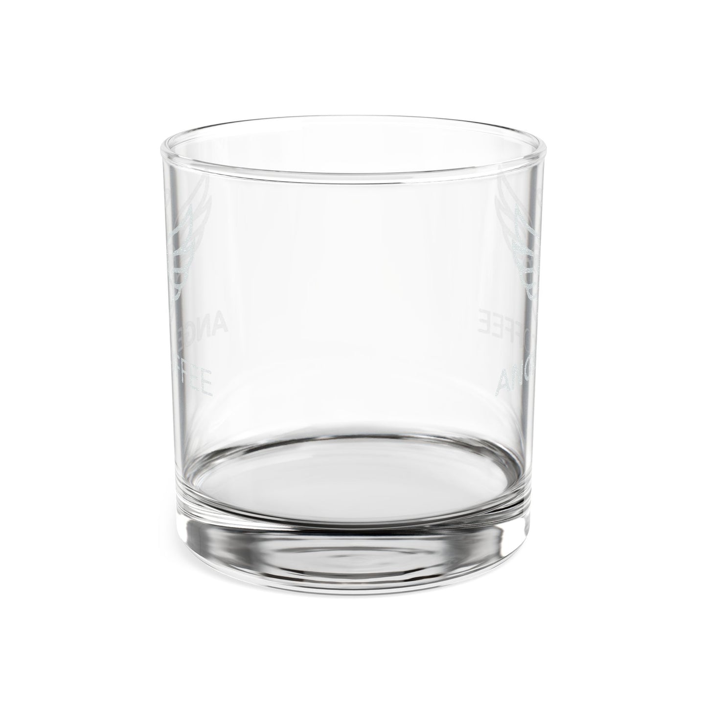 Angel Coffee Glass 10.5oz Engraved Glass Cup