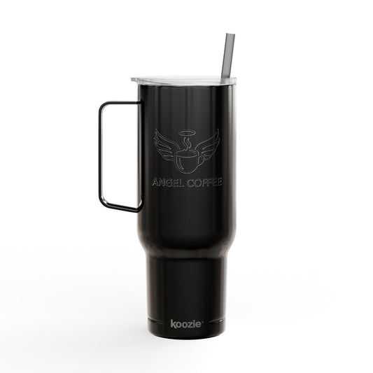 Black Angel Coffee 40oz Insulated Tumbler with Lid