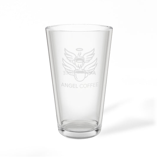 Angel Coffee Engraved 16oz Glass