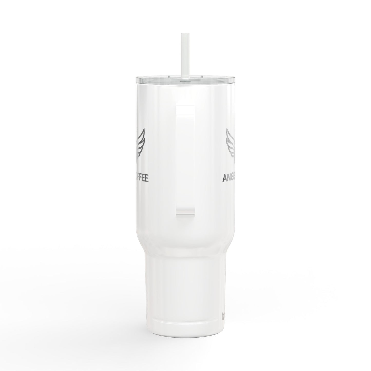 White Angel Coffee 40oz Insulated Tumbler with Lid